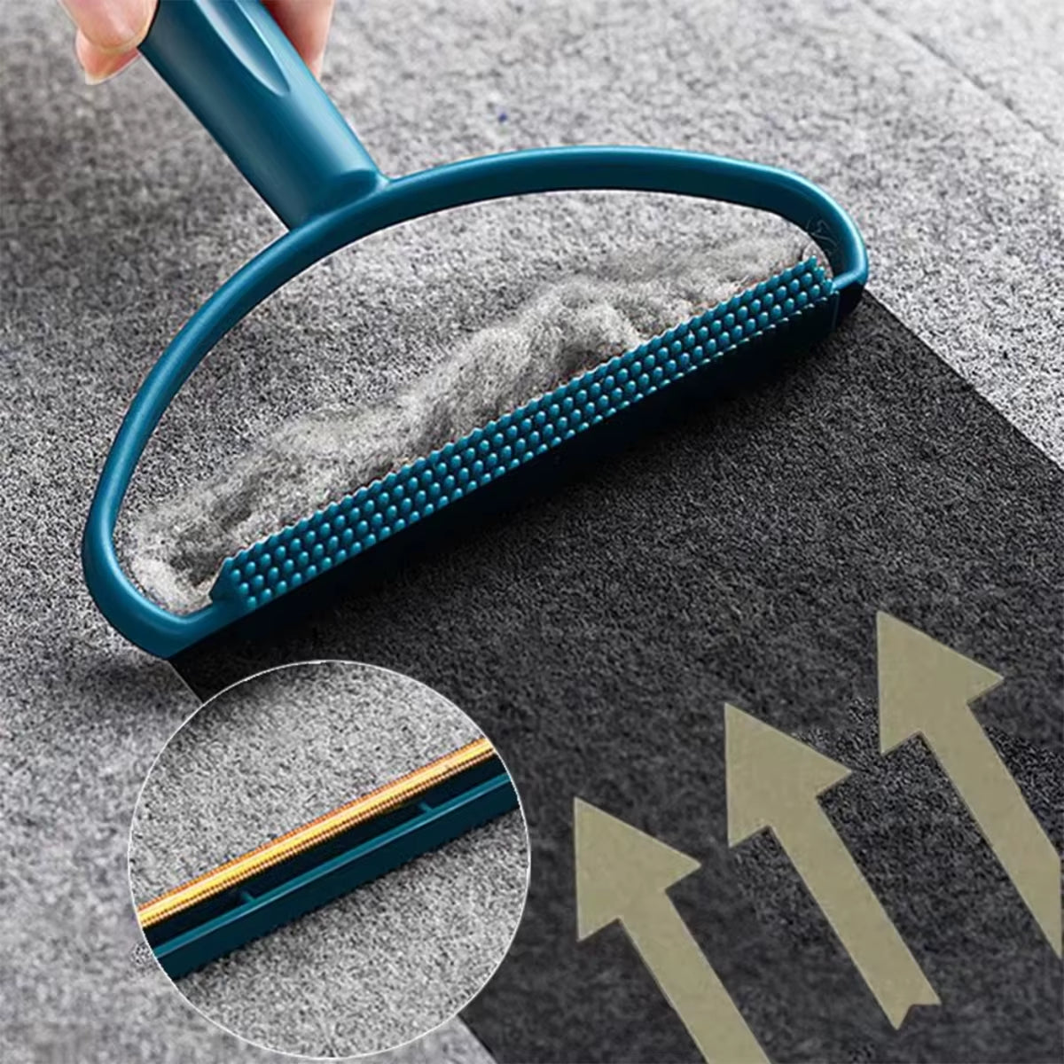 Reusable Pet Hair Remover – Removes Dog & Cat Fur From Couch, Carpet & Car in Seconds